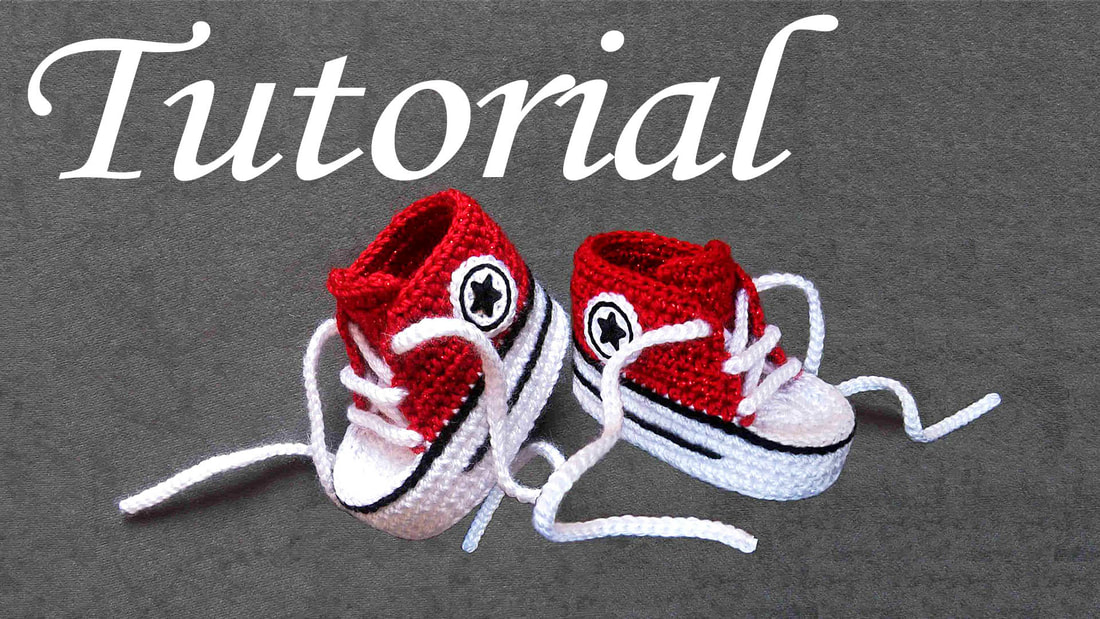 converse baby shoes crochet